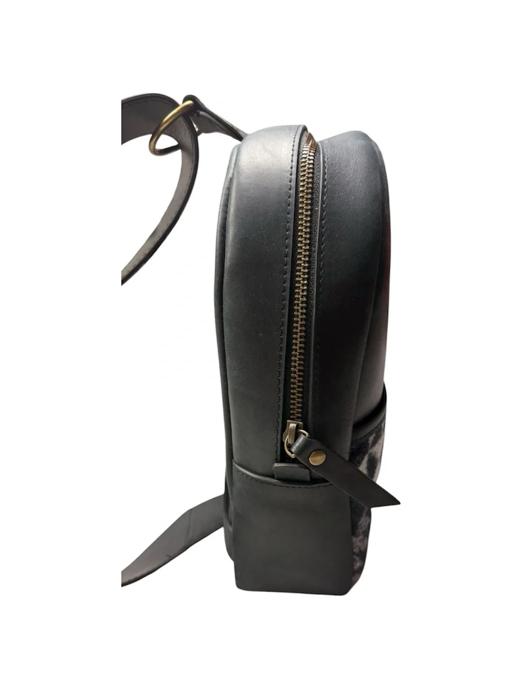 New Pendleton Black Leather Blue Ridge Sling Crossbody Backpack
